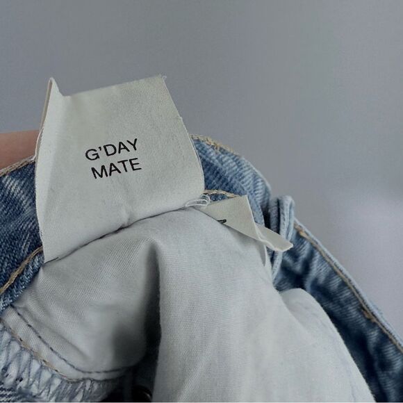 ROLLA’S Original Short City Bleach Light 26 Wash High Rise Cut Off Jean Shorts - Picture 12 of 16